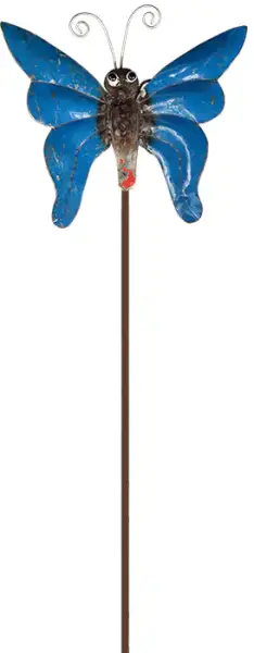 Product image 1 of the product “Butterfly on Metal stick 115cm Height, metal art. ”